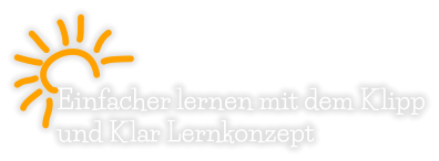 Einfacher lernen mit dem Klipp und Klar Lernkonzept